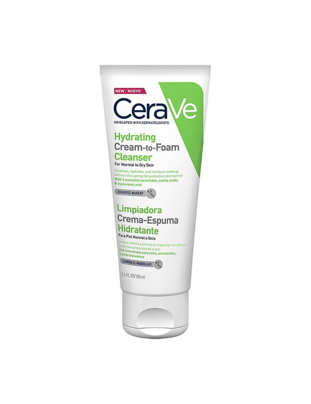 CeraVe Limpiadora Crema Espuma Hidratante 100 mL