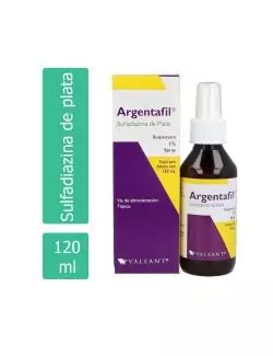 Argentafil 1 % Caja Con Frasco con 120 mL