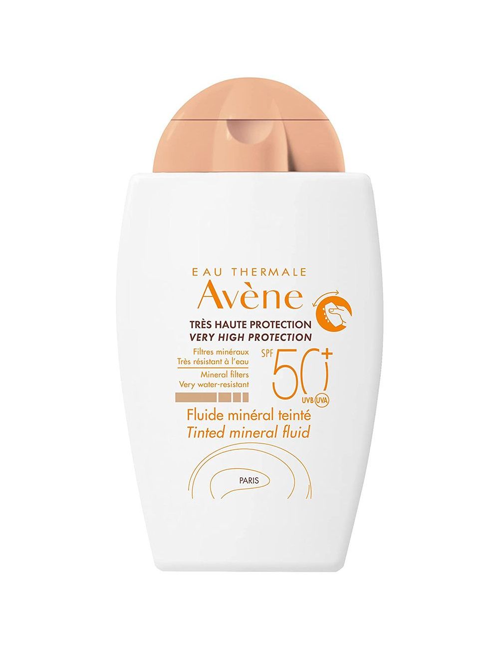 Avène Protector Solar FPS50+ Fluido Mineral Con 40 mL