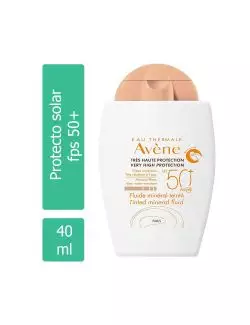 Avène Protector Solar FPS50+ Fluido Mineral Con 40 mL