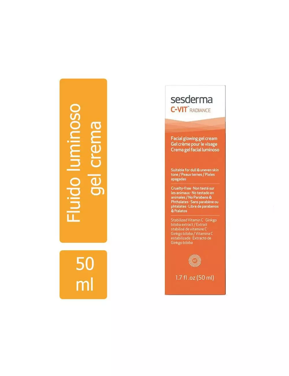 C-Vit Radiance - Fluido Luminoso Gel-Crema 50ml - Sesderma
