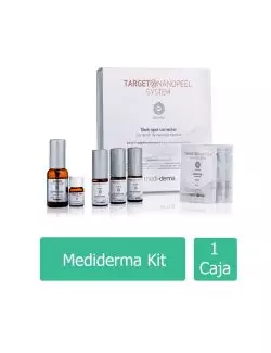 MEDIDERMA - Kit Target Nanopeel System - Corrector Profesional de Manchas Oscuras