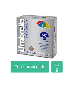 Umbrella Base Compacta FPS50+ Tono Bronceado Con 11 g