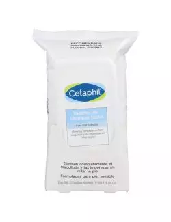 Cetaphil Toallitas De Limpieza Facial 25 Piezas