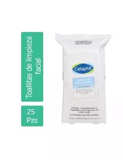 Cetaphil Toallitas De Limpieza Facial 25 Piezas