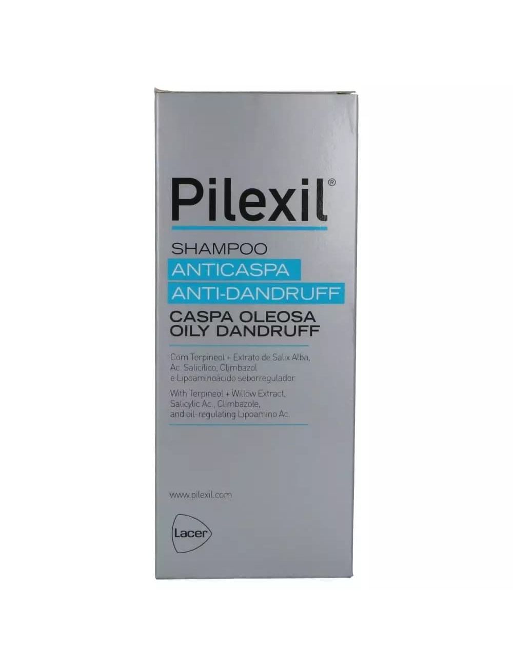 Pilexil Shampoo Anticaspa Grasa Frasco Con 300 mL