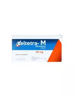 Xeltetra-M 50 mg Caja Con 24 Cápsulas - RX2.