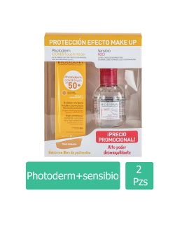 Kit Photoderm Cover Touch Dorado + Sensibio H2O 100 mL