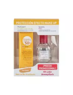 Kit Photoderm Cover Touch Dorado + Sensibio H2O 100 mL