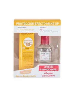 Kit Photoderm Cover Touch Claro +  Sensibio H2O 100 mL