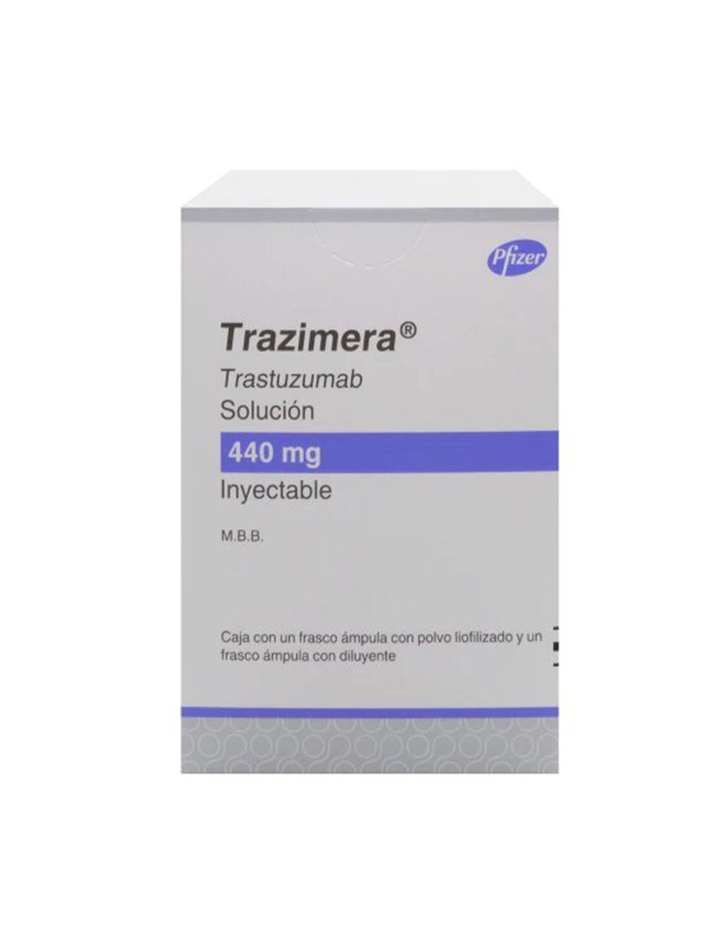Trazimera 440 mg Solución Inyectable Caja Con Frasco Ámpula - RX3