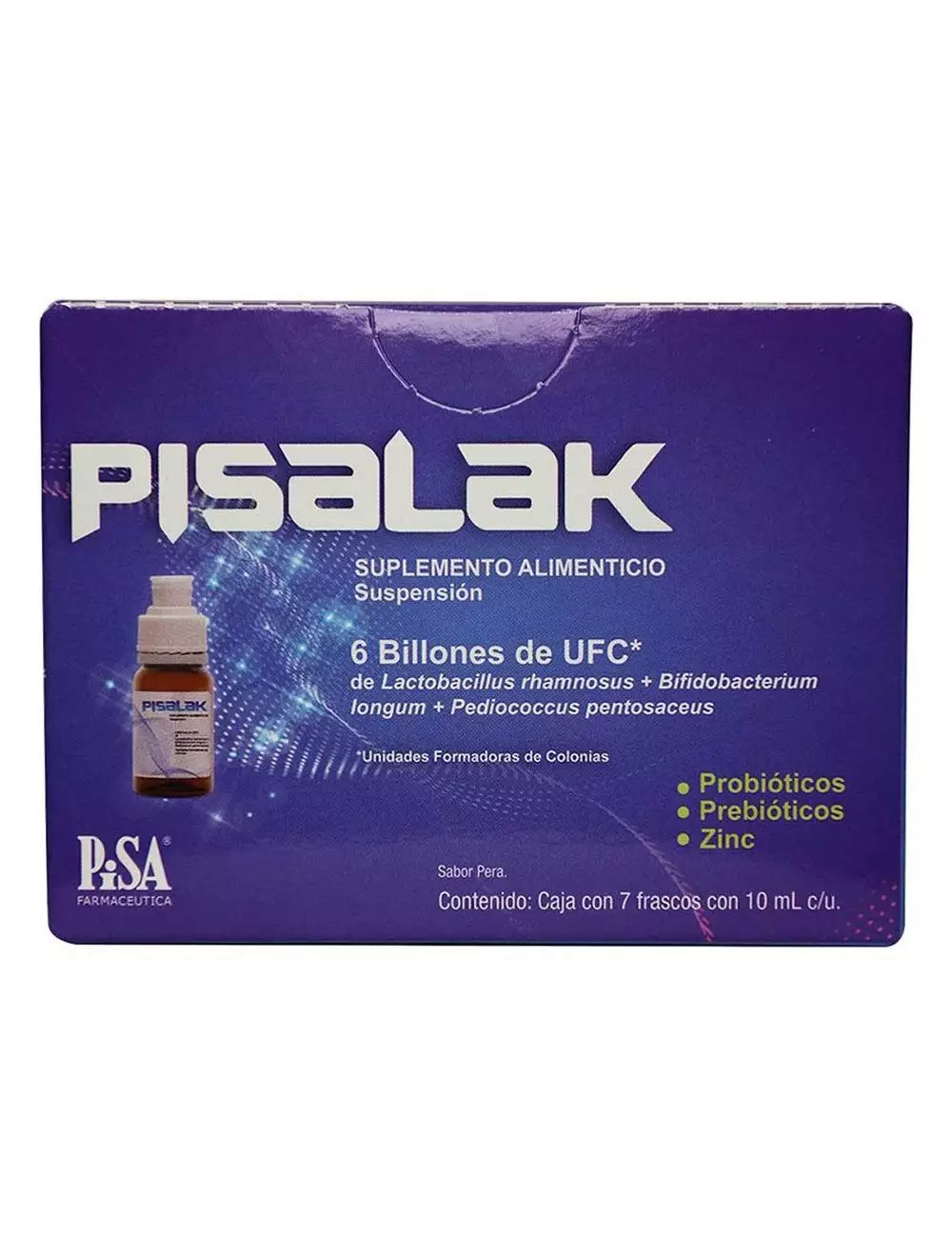 Pisalak Suplemento 6 Billones UFC 7 Frascos Con 10 mL