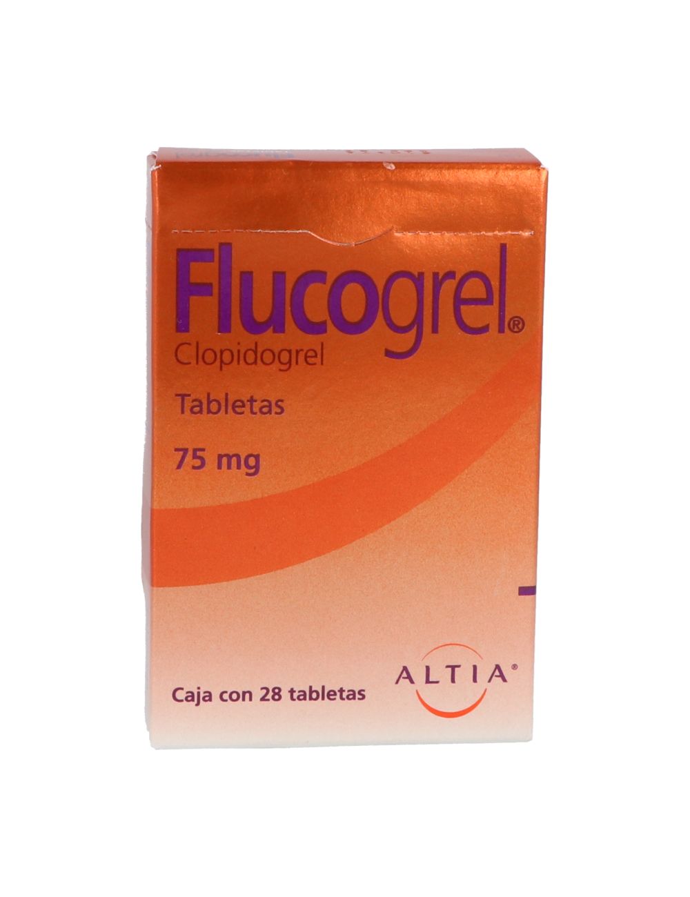 Flucogrel 75 mg Caja Con 28 Tabletas