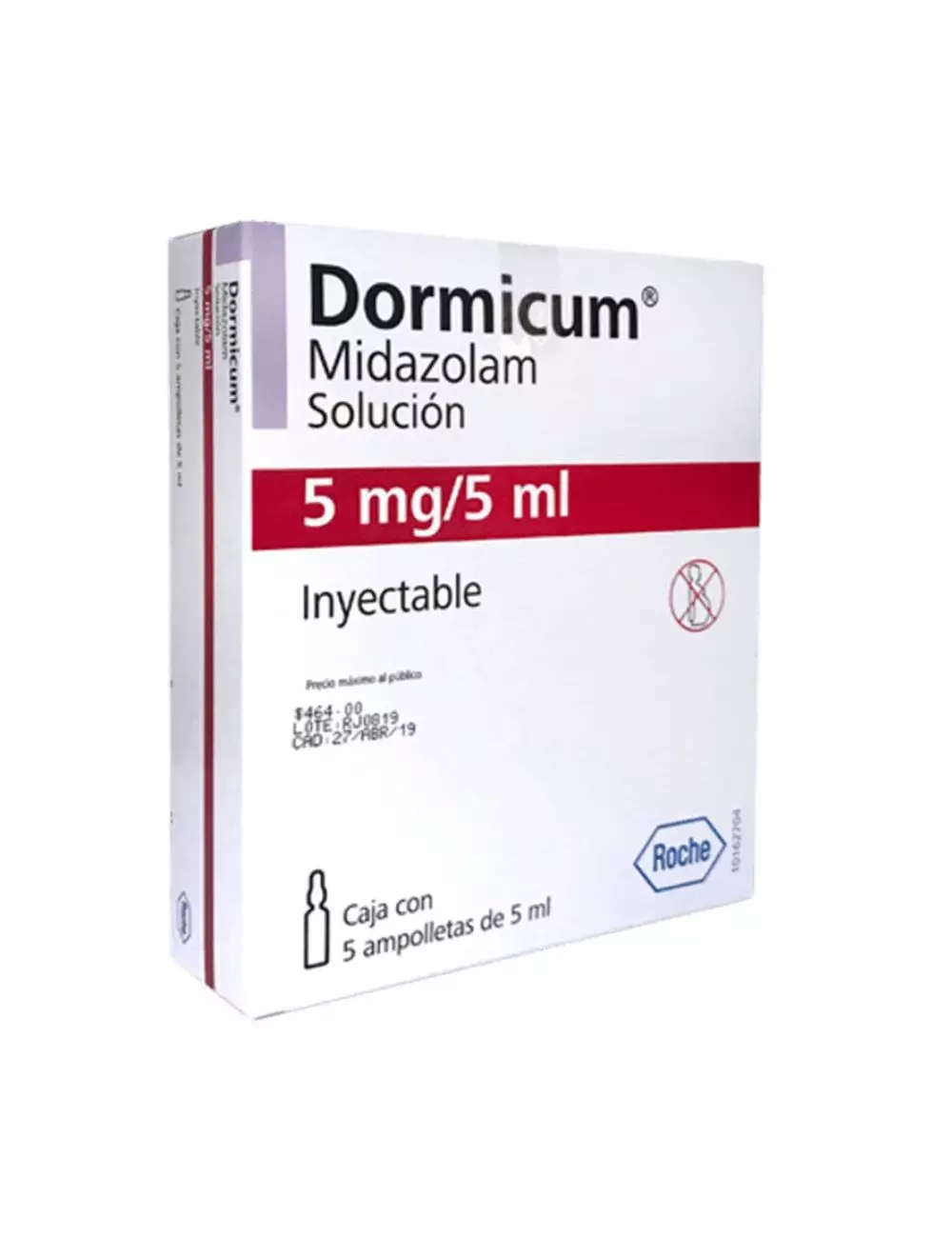 DORMICUM 5MG AMP 5X5 ML -RX1