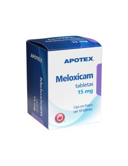 Meloxicam 15 mg Caja Con Frasco Con 10 Tabletas