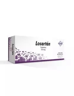 Losartán 50 mg 30 Tabletas