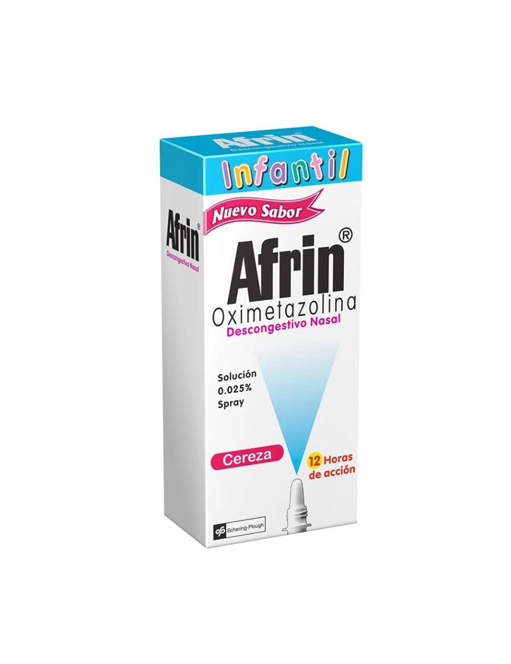 Afrin Infantil Solución 0.025% Caja Con Frasco Spray Con 20 mL Sabor Cereza