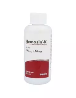 Hemosin K Jarabe 100 mg / 30 mg Frasco Con 200 mL