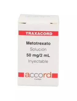 Traxacord 50 mg/2 mL Caja Con Frasco Ámpula Con 2 mL