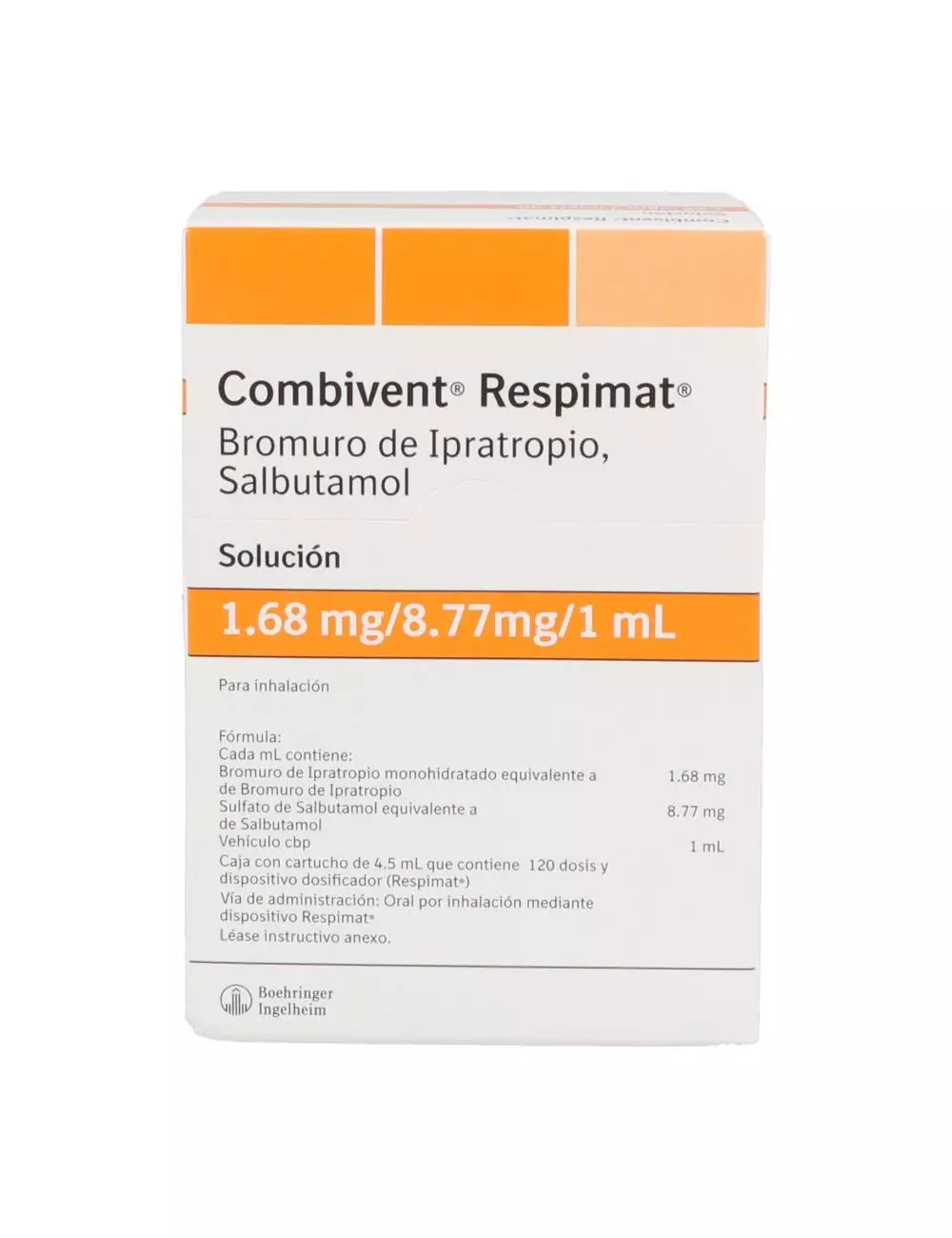 Combivent  Respimat 1.68mg/8.77mg/1mL Caja Con Frasco Aerosol