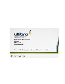 Ultibro-Breezhaler 110 Mcg/50 Mcg Con 30 Cápsulas Para Inhalar