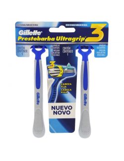 Rastrillo Desechable Gillette Ultragrip 3 Con 2 Piezas