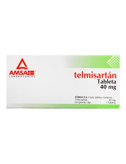 Telmisartán 40 mg Caja Con 14 Tabletas