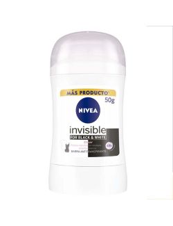 Desodorante En Barra Nivea Black White Invisible Clear 50 g