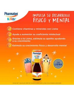 Pharmaton Kiddi Jarabe Con 100 mL Sabor Naranja-Mandarina