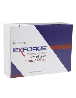 Exforge 10 mg / 320 mg Caja Con 28 Comprimidos.