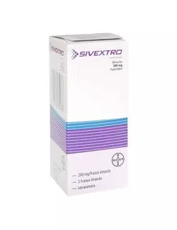 Sivextro® (Fosfato de Tedizolid) 200 mg - Caja con 1 frasco ámpula | Bayer
