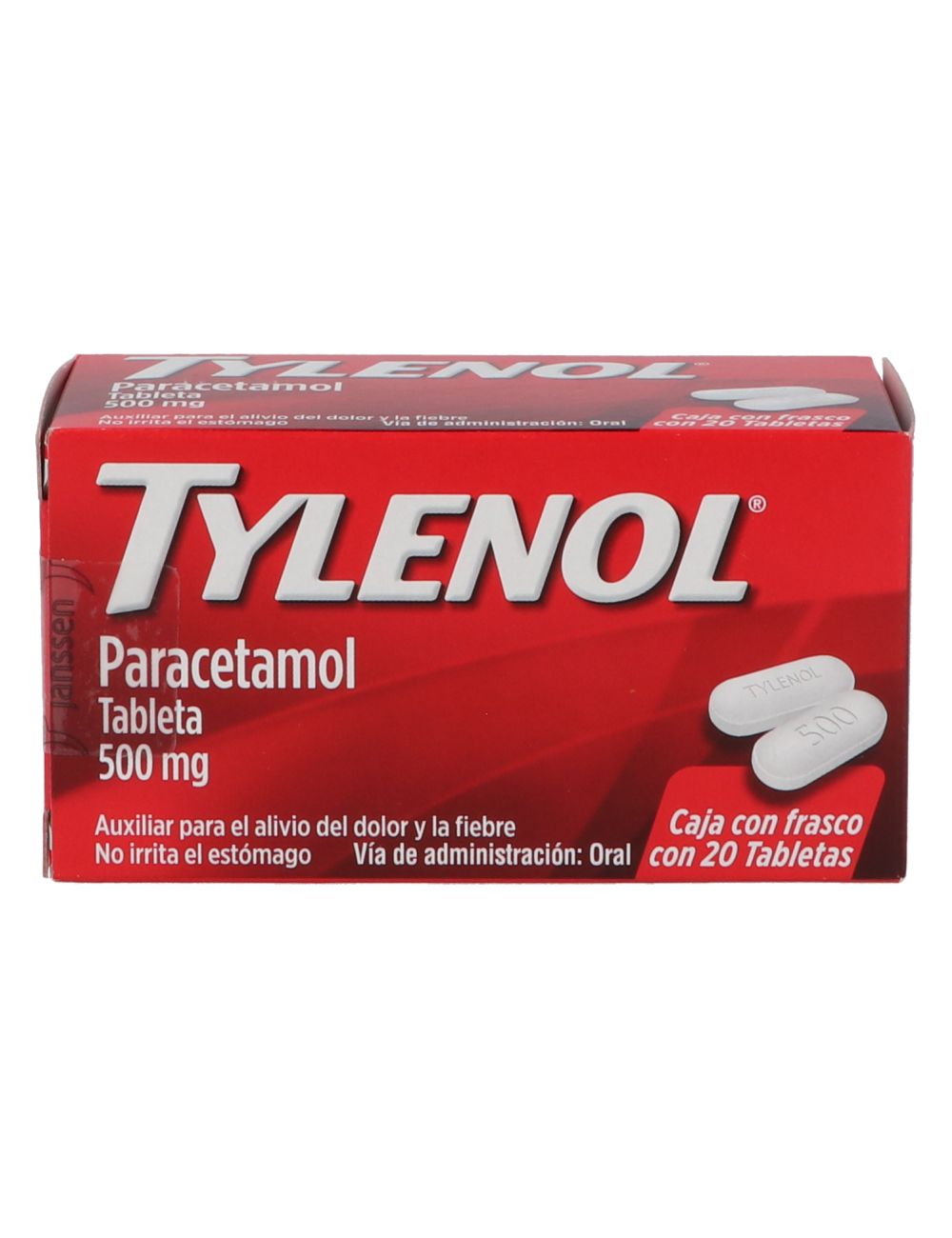 Tylenol 500 mg 20 Tabletas