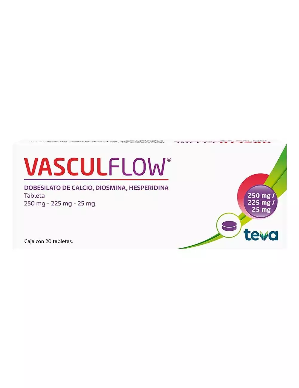 Vasculflow Caja Con 20 Tabletas