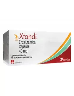 Xtandi 40 mg Caja Con Frasco Con 120 Cápsulas.