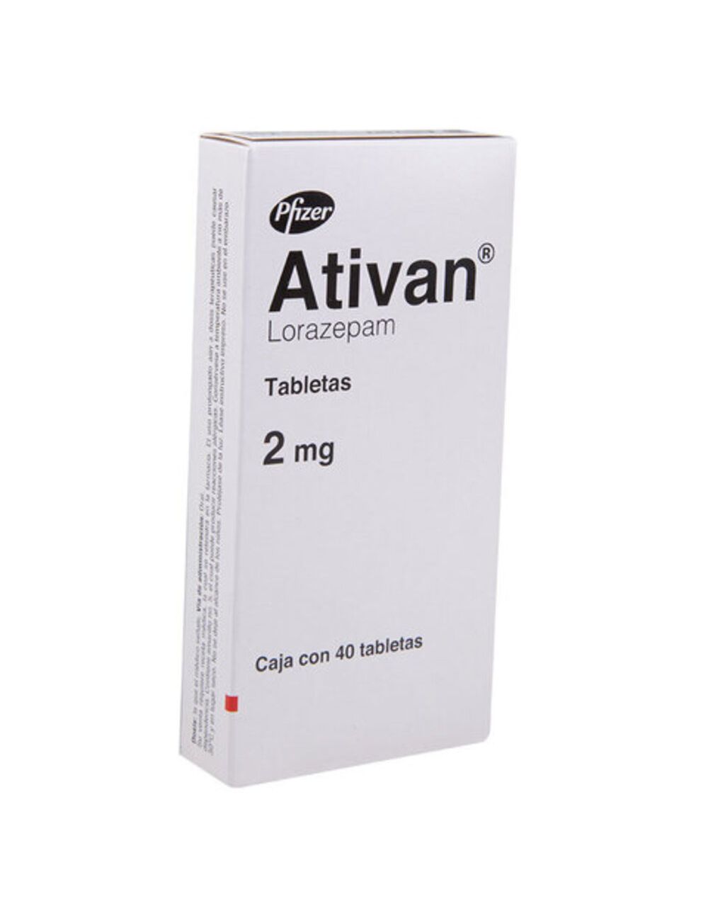 Ativan 2 mg Caja Con 40 Tabletas - Rx1
