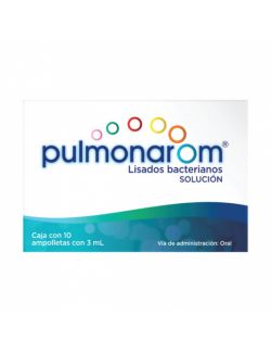 Pulmonarom lisados bacterianos 10 ampolletas con 3ml