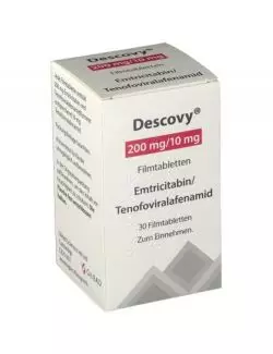 DESCOVY® (Emtricitabina/Tenofovir Alafenamida) 200 mg/10 mg - 30 Tabletas - Gilead