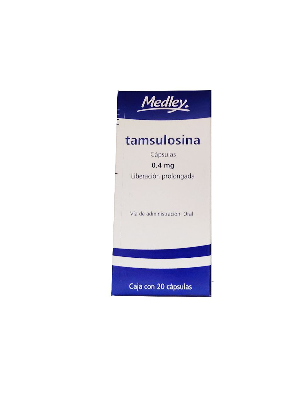 Tamsulosina 0.4 mg Caja Con 20 Cápsulas de Liberación Prolongada