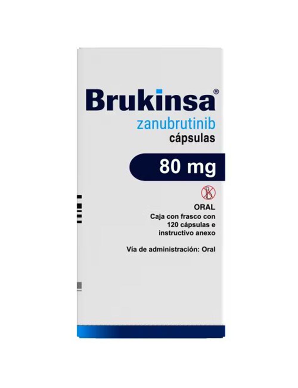 Brukinsa Zanubrutinib 80 mg Caja C/ 120 Cápsulas