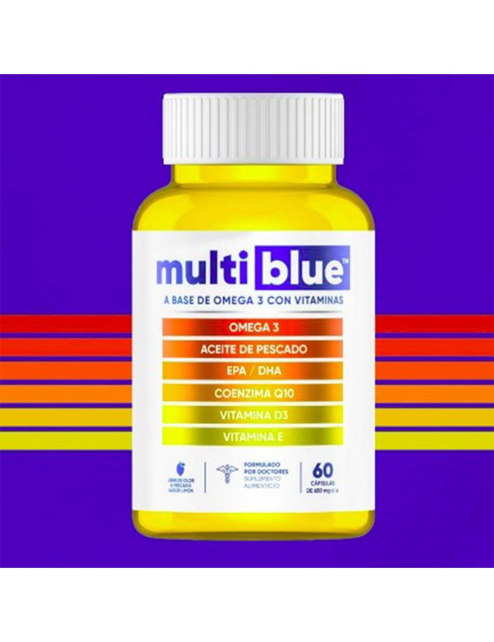 Multiblue Omega 3 con 60 Cápsulas