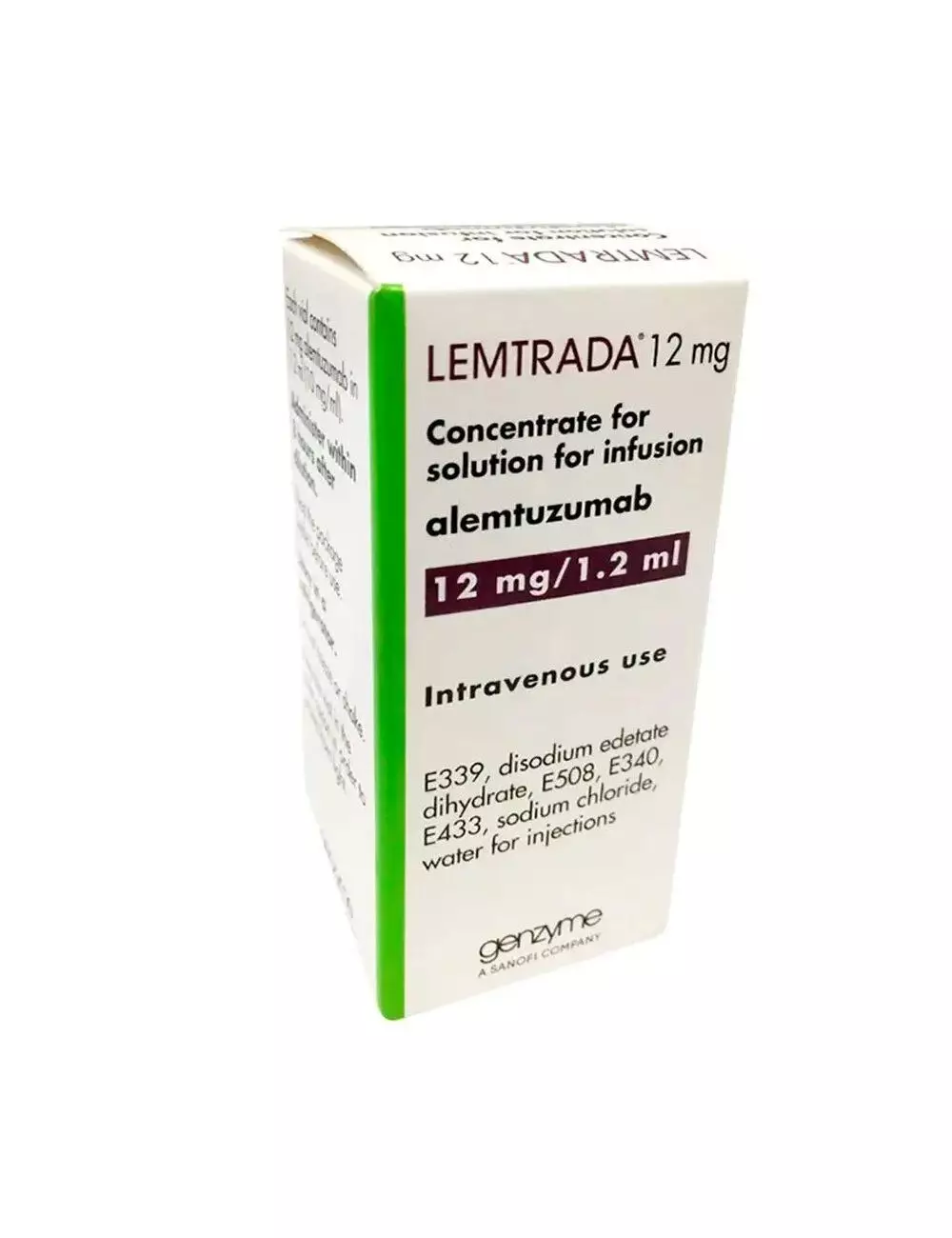 LEMTRADA® 12 mg/1.2 ml (Alemtuzumab) - 1 Frasco Ámpula - Genzyme