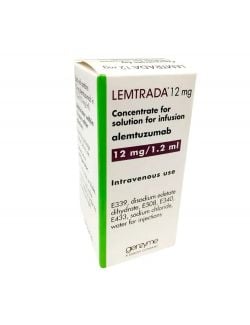 Lemtrada 12 mg / 1.2 mL Caja con 1 frasco ámpula