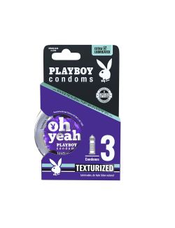 Playboy Condones Texturizado Caja Con 3 Condones