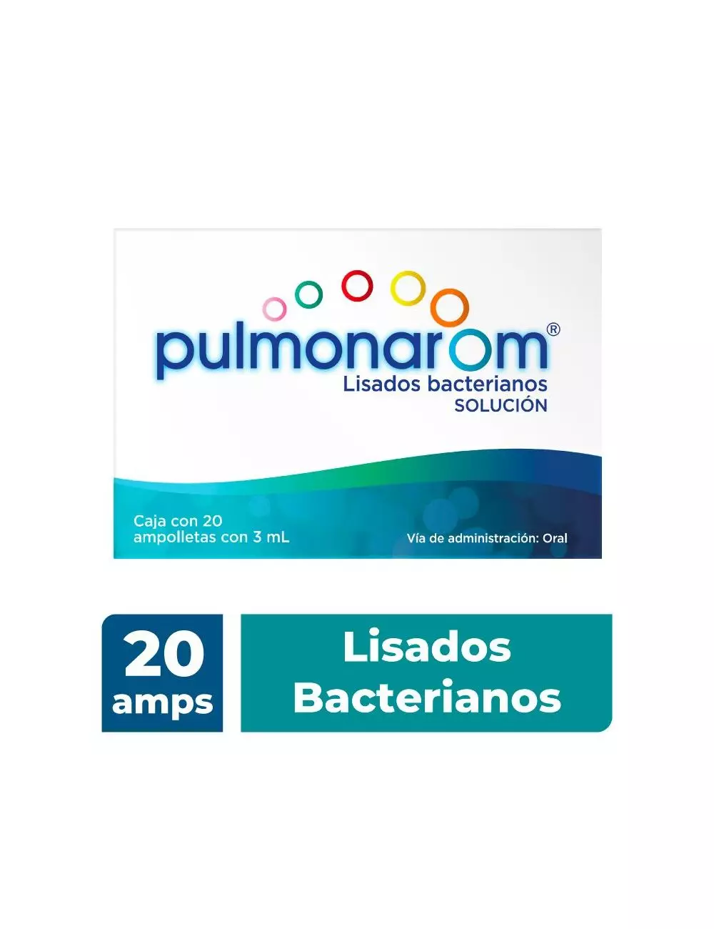 Pulmonarom Lisados Bacterianos 20 ampolletas 3 ml