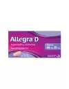Allegra ® D. tratamiento para la alergia y congestión nasal antihistamínico, 10 tabletas