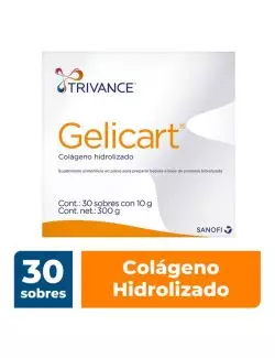 Gelicart Trivance Colágeno Hidrolizado 30 Sobres x 10 g