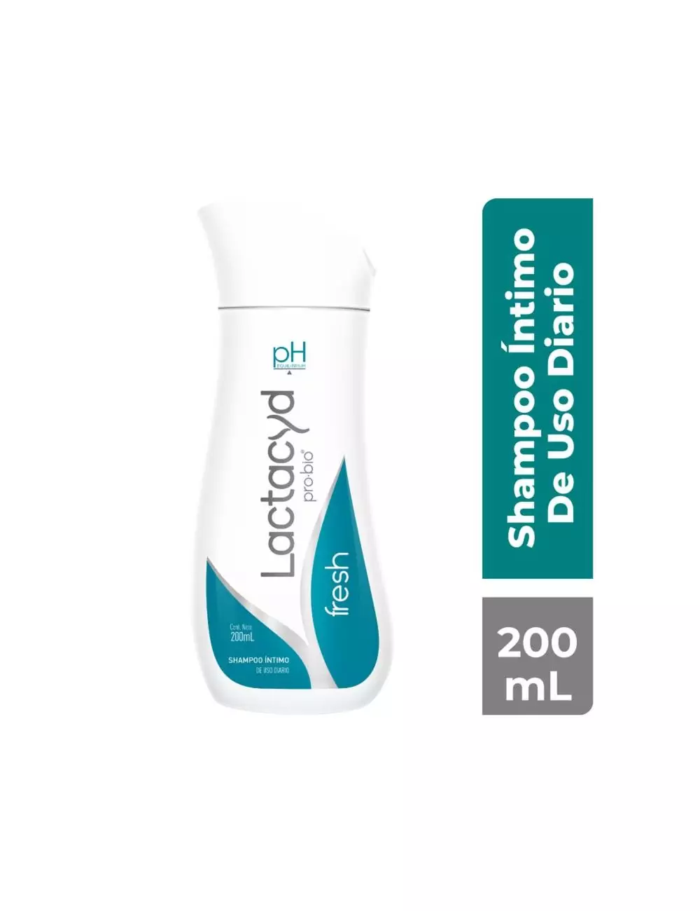 Lactacyd fresh shampoo íntimo de uso diario, 200 ml