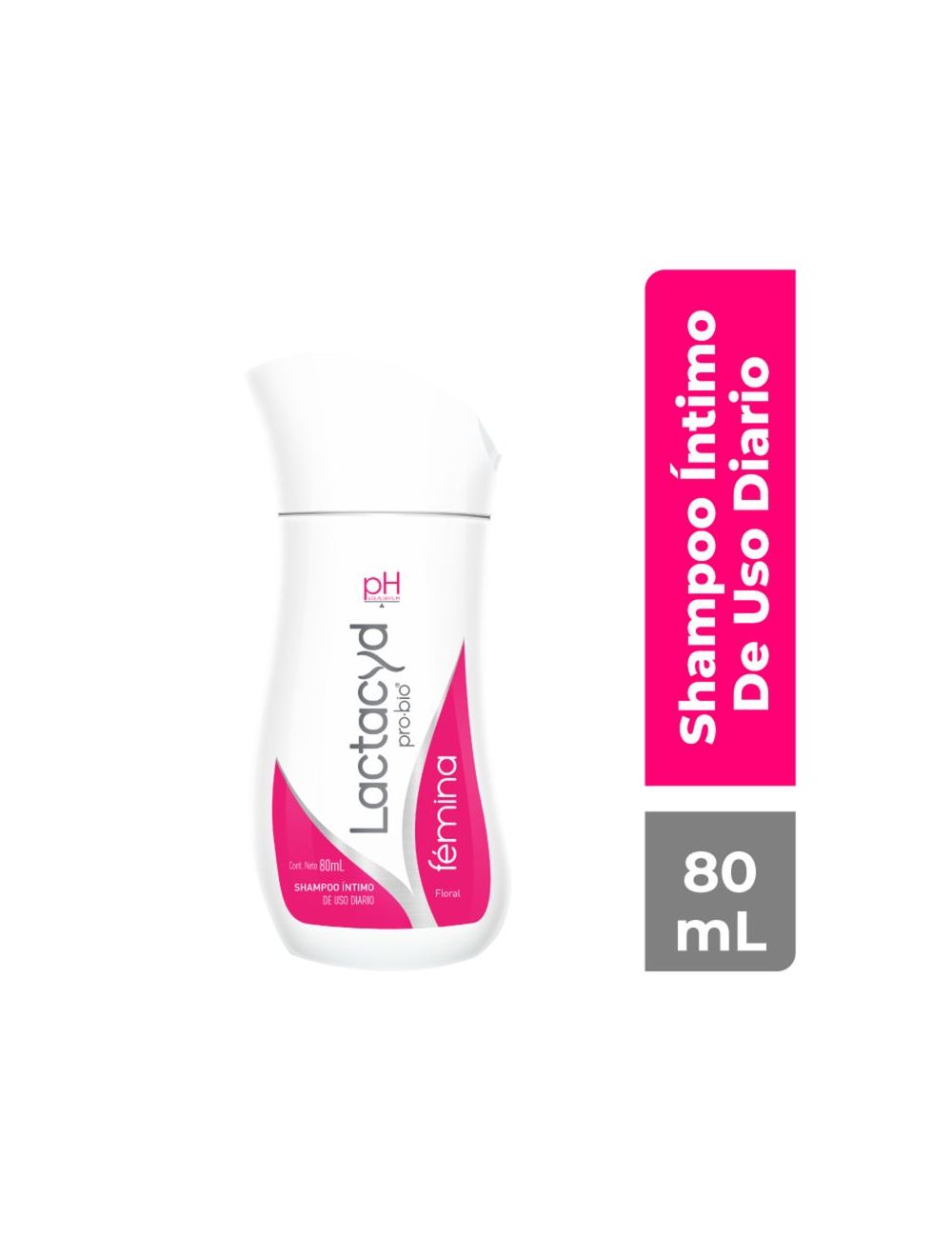 Lactacyd fémina shampoo íntimo de uso diario, 80ml