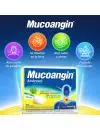 Mucoangin alivia dolor de garganta. Ambroxol menta 18 pastillas 20 mg