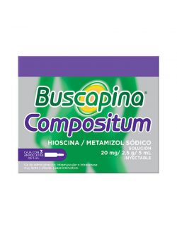 Buscapina Compositum Solución Inyectable 3 Ampolletas de 5 ml